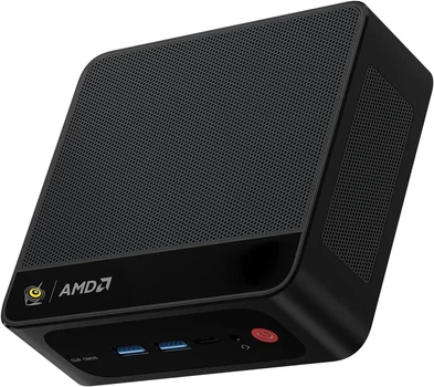 Мини ПК Beelink SER5 / AMD Ryzen 5 5600U / RAM 16GB / SSD 512GB / 1 x HDMI / 1 x LAN / Wi-Fi 6 / Bluetooth 5.2 / Windows 11 Pro / Черный