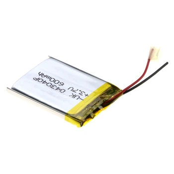 Аккумулятор Model: 043040Р Universal AAA 600mAh Rated Voltage: 3,7V 43*30*4 тип контактів: дроти