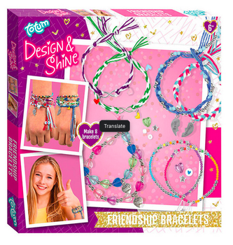 Zestaw kreatywny Craft ID Totum Design & Shine Bransoletki przyjaźni TT028197 (8714274028197)