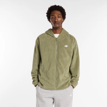 Чоловіча зелена куртка New Balance Polar Fleece 50 (L) (MJ53800DEK)