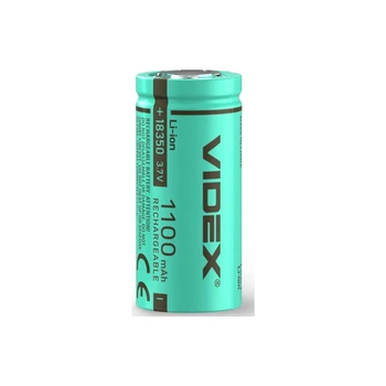 Аккумулятор 18350 1100mAh bulk/1шт Videx (18350/1100/1B)