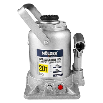 Домкрат гидравлический бутылочный Molder 20т 190-350мм MA29200
