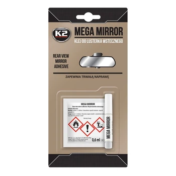 Клей для дзеркал заднього виду K2 Mega Mirror 0,6мл+0,5мл B110