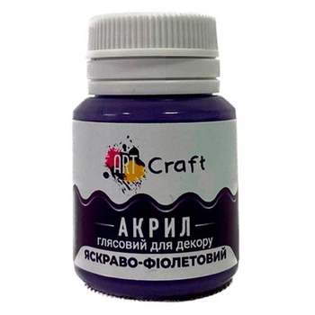 Акрил глянцевый для декора "Ярко-фиолетовый" AG-7549