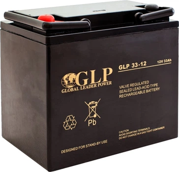 Акумуляторна батарея GLP VRLA M6 GLP 33-12 12 V 33 Ah (5901885207025)