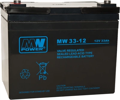 Акумуляторна батарея MW Power VRLA M5 MW 33-12 12 V 33 Ah (5901885207339)