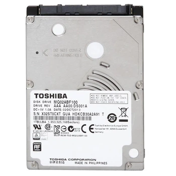 Накопитель HDD 2.5" SATA 1.0TB Toshiba 5400rpm 128MB (MQ02ABF100) - Refurbished