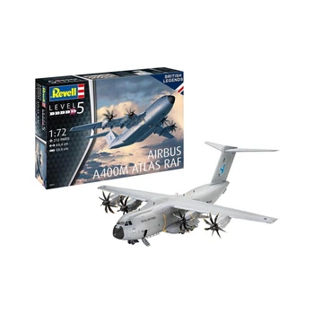 Сборная модель Revell Самолет Airbus A400M Atlas RAF, уровень 5, 172 (RVL-03822)