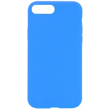 Чохол Silicone Case Full Protective (AA no logo) для Apple iPhone 7 plus / 8 plus, кейс без логотипу, надійний захист корпусу та камер Blue