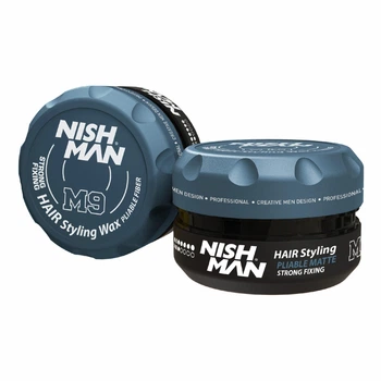 Паста матовая файбер для укладки волос NISHMAN MATTE WAX FİBER PASTE М9 100 мл