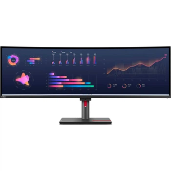 Монитор изогнутый 49" Lenovo P49w-30 IPS 5120x1440 60 Гц 350 кд/м² Black (63DBRAT1UA)
