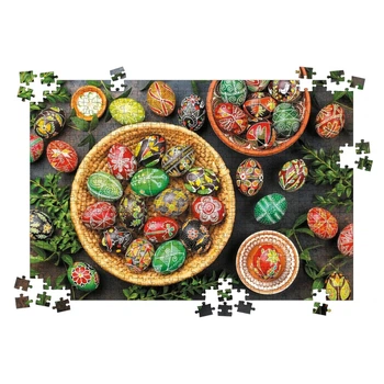 Пазл UkrainianPuzzles «Писанки» – картонный, 500 шт, 470×320 мм, от 14 лет(DL_EB88BDDD405C)