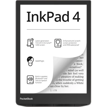 Електронна книга PocketBook 743G InkPad 4 Stardust Silver (PB743G-U-WW)