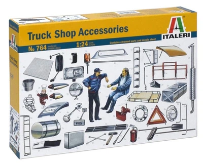 Збірна модель аксесуарів для вантажних автомобілів 1:24 Truck Accessories Italeri 0764
