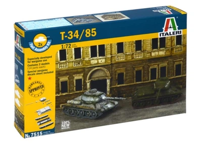 Збірна модель 1:72 два танки Т-34/85 Italeri 7515