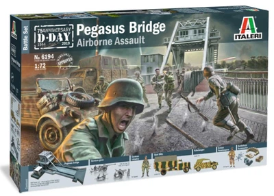 Набір 1:72 битва Міст Пегаса - День Д 75-ї річниці 1944-2019 Airborne Assault Italeri 6194