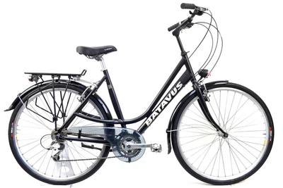 Гибридный велосипед Batavus Jakima 28" M/54 черный матовый (восстановленный) - Б/У