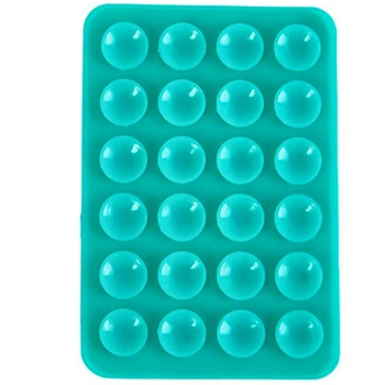 Силиконовый держатель для смартфона с присосками 8*5.5cm Turquoise