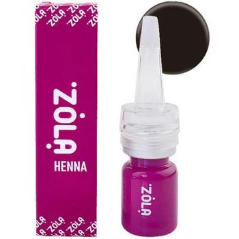 Хна для бровей (корректор) черная Black 08 Zola 5 г