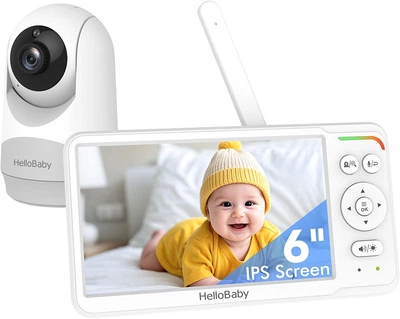 Видеоняня HelloBaby 6" Белая (HS083762)