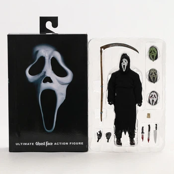 Коллекционная фигурка Ghostface — призрачное лицо из фильма «Крик» (Ultimate NECA, 18 см)
