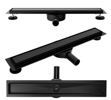 Трап для душу REA NEO 60 PRO BLACK 2в1 чорний *
