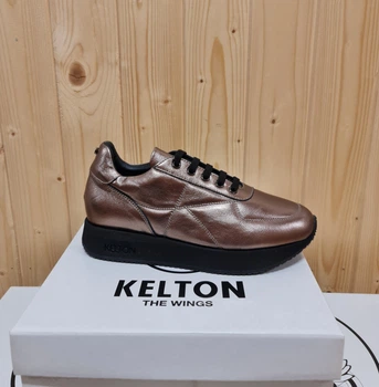 Кросівки жіночі Золотистого кольору шкіра фірми Kelton р.37