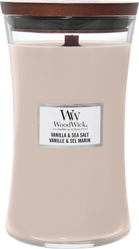 Ароматична свічка Woodwick Vanilla & Sea Salt 609 г (5038581055305)
