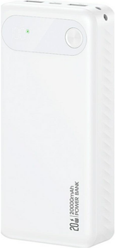 Powerbank USAMS PB80 20000mAh 20W White (6958444995014)