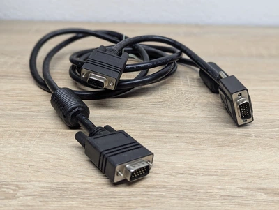 Кабель перехідник VGA 3x((мама-папа)