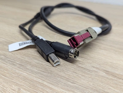 Кабель питания для термопринтера 3 Pin usb-кабель с 3Pin Din + USB B