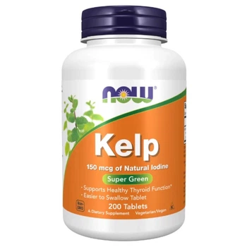 Келп природний йод із органічних водоростей Now Foods Kelp 150 мкг 200 таблеток в упаковці (VMD-1207117)