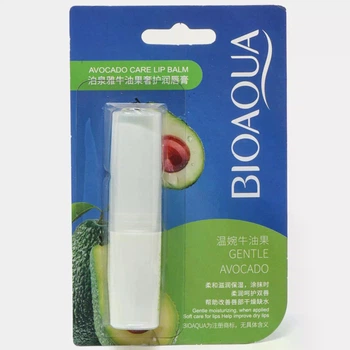 Гигиеническая помада Бальзам для губ Bioaqua Avocado Care Lip Balm #02 авокадо увлажняющий уход