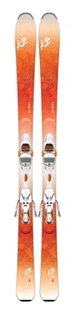 Лижі гірські (комплект) K2 LUV STRUCK 80+ER3 10 TP TCX 156см Orange/white (10A0401.141.1+10A1006.141.1)