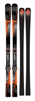 Лижі гірські (комплект) K2 SPEED CHARGER+MXCELL 14 TCX D 175см Black/orange (10C0000.252.1+10C1010.152.1)