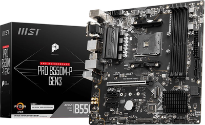 Материнська плата MSI B550M-P Pro GEN3 Socket AM4 (PRO B550M-P GEN3) Б/В