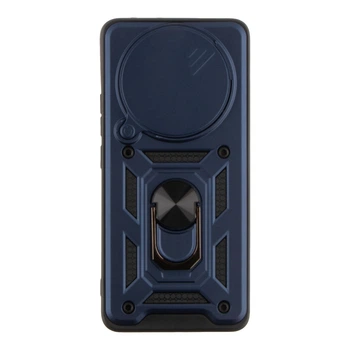 Чехол накладка Guard Shield Armor с кольцом для Xiaomi Redmi Note 14 Pro 5G/Poco X7 5G Dark Blue