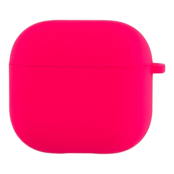 Футляр Silicone Case с микрофиброю для Samsung Galaxy Buds FE / Samsung Galaxy Buds 2 / Samsung Galaxy Buds 2 Pro / Samsung Galaxy Buds Live Shiny Pink