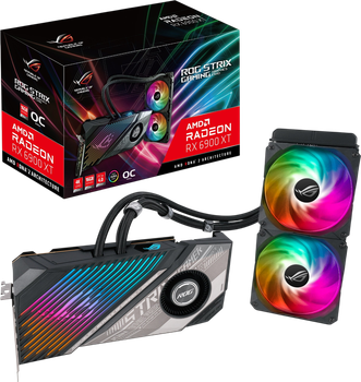 Відеокарта AMD Radeon RX 6900 XT 16GB Asus ROG Strix LC OC (ROG-STRIX-LC-RX6900XT-O16G-GAMING) Б/В