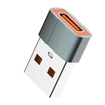 Портативний адаптер LDNIO LC150 USB-A на Type-C Transfer OTG USB Convertor Швидке заряджання та передача адаптерів для ноутбуків USB-C Grey