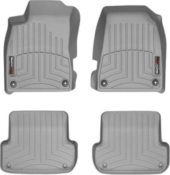 Килимки Weathertech Grey для Audi A4/S4/RS4 (mkII-mkIII)(B6; B7) 2000-2009; Seat Exeo (mkI) 2008-2013 (WT 461941-461942)