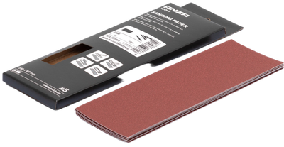 Papier ścierny Anza 101138721 80 x 230 mm P120 5 szt (6416868370591)