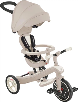 Триколісний велосипед Globber серії Learning Trike 4 в 1 Кокос (637-566)