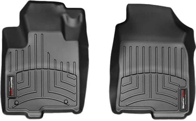 Килимки Weathertech Black для Lancia Ypsilon (mkIII) 2011-2024 (МКПП)(2 кріплення)(1 ряд) (WT 443901)