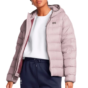 Куртка женская Under Armour Legend Down Hooded Jacket SN сірий 1385852-015