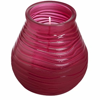 Свеча в стекле Bolsius Patio light 9.4х9.1см цвет фуксия (BOL-180340)
