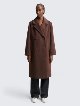 Пальто вовняне Tom Tailor 1047542 XL Коричневе