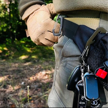 Ремінь нейлоновий 5.11 Tactical універсальний пояс розмір L-125х3,8 см , нейлон 1000D, Койот