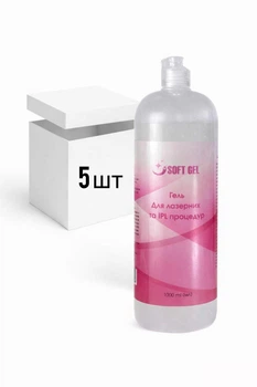 Гель для лазерної епіляції SOFT GEL 1000мл × 5шт