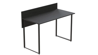 Компьютерный стол Ferrum-decor Скай 75x100x60 черный ДСП Сосна Кембра 16мм